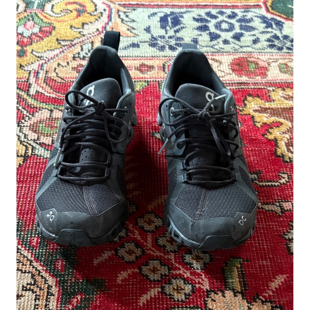 On Running Cloud Waterproof Women 7.5 Black Good All Weather Sneakers
